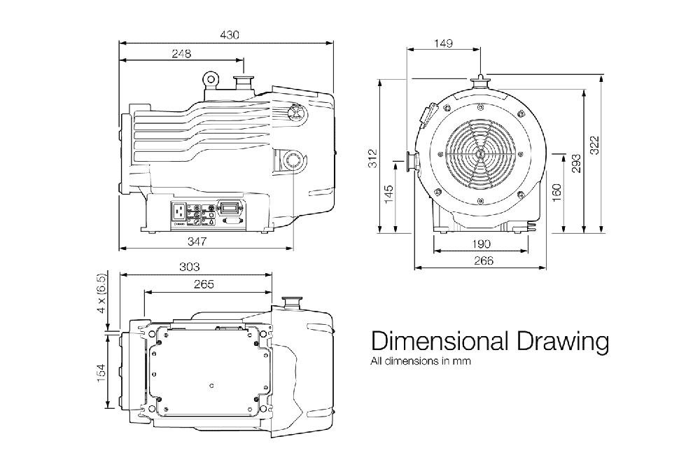 Leybold Scrollvac 7 Plus Oil Free Dry Scroll Vacuum Pump